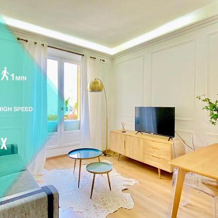 Appartement Designer Garden View Ac, Fiber Wifi Heart Of Monaco Extérieur photo