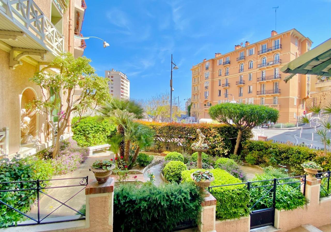 Appartement Designer Garden View Ac, Fiber Wifi Heart Of Monaco Extérieur photo