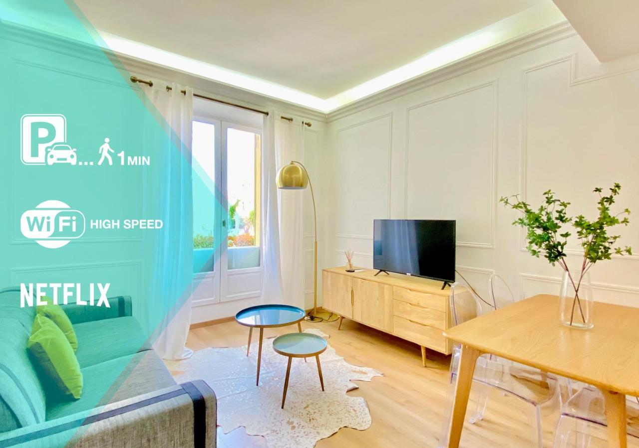Appartement Designer Garden View Ac, Fiber Wifi Heart Of Monaco Extérieur photo